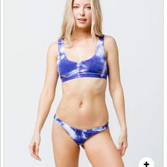 DIPPIN' DAISY'S Baja Tie Dye Bikini-top S bottom L - Picture 1 of 14